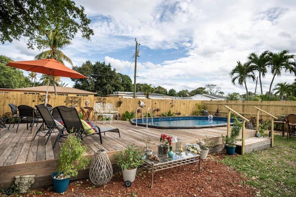 Tropical Pool Luxury Home Best Location Beaches Restaurant Hard Rock Fun Hallandale Beach Exterior foto